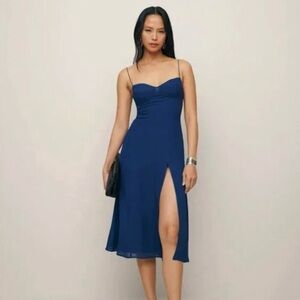 Reformation Juliette Dress (Size 6) (Color: Danube)
